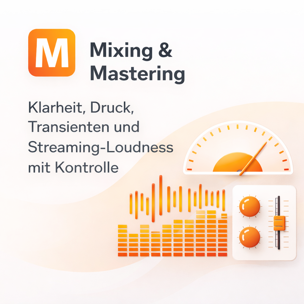Mixing & Mastering – Klarheit, Druck und Loudness